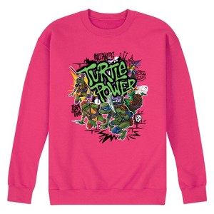 Men's - Teenage Mutant Ninja Turtles - Turtle Power Graphic Fleece Sweatshirt - 1 of 3