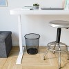 Classics 2-Pack Steel Mesh Round Trashcan Wastebasket for Trash or Recycle in The Home, Office, or Garage, 6 Gallon - 4 of 4