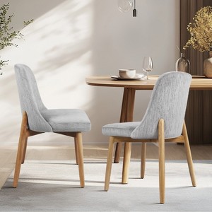 Vatros Chenille Upholstered Side Chair Dining Chairs - 1 of 4