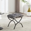 ACEPANO Modern Accent Armchair with Armrests and a Side Pocket-Grey - 3 of 4