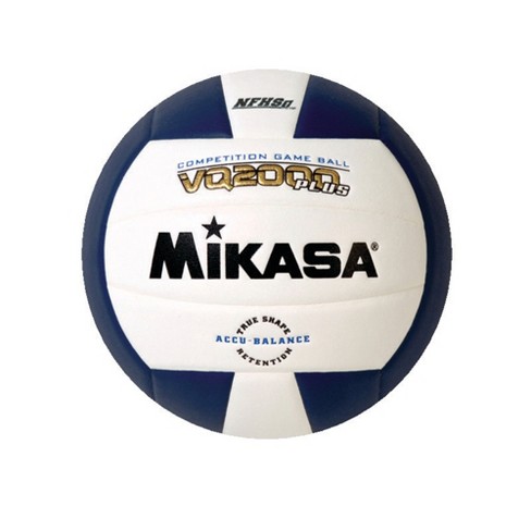 Mikasa Vq2000 Plus Nfhs Volleyball, Size 5, Navy Blue/white : Target