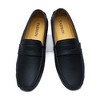 Santimon Men's Classic Penny Moccasin Loafers Slip On Casual Dress Boat Shoes Black - 4 of 4
