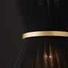 Capital Lighting Cecilia 1 - Light Pendant in  Black Rope/Patinaed Brass - 3 of 4