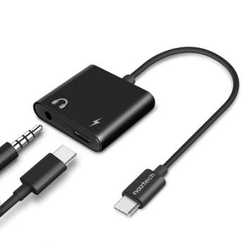 Naztech® USB-C® to 3.5 mm Audio Plus Charge Adapter