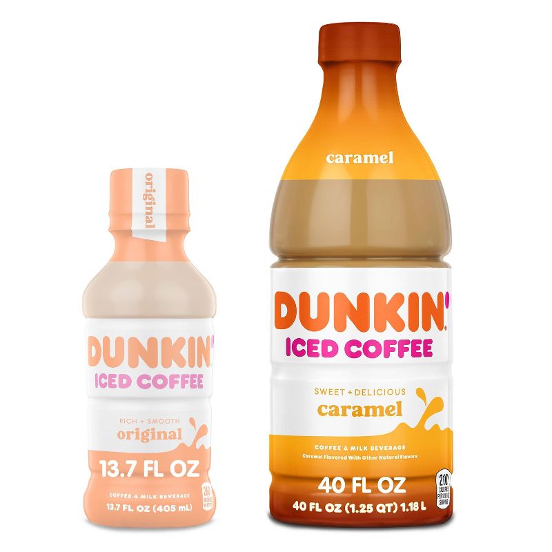 Dunkin Caramel Iced Coffee - 40oz, 5 of 6