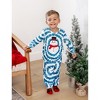 PATPAT Family Matching Christmas Pajamas, Tie Dye Pjs Sets with Snowman & Gingerbread, Includes Plaid Socks for Family - 3 of 4