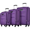 Whisen 3-Piece Luggage Set & Suitcases with 3 Different Sizes and TSA Lock, Easy Access Front Pockets - 2 of 4