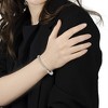 Haus of Brilliance Silver 1-1/2 Cttw Diamond Cluster X Link Tennis Bracelet - 4 of 4