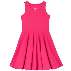 Mightly Girls Fair Trade Organic Cotton Solid Sleeveless Twirl Dress - 1 of 2