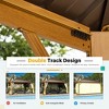 EROMMY 12' X 16' Hardtop Gazebo Aluminum Frame Gazebo with Galvanized Steel Double Roof - 4 of 4