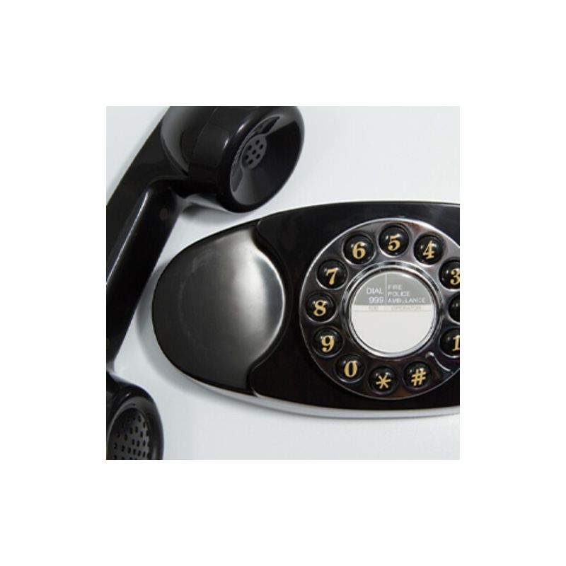 GPO Retro GPOAUDBK Audrey Bedside Push Button Telephone - Black, 4 of 7