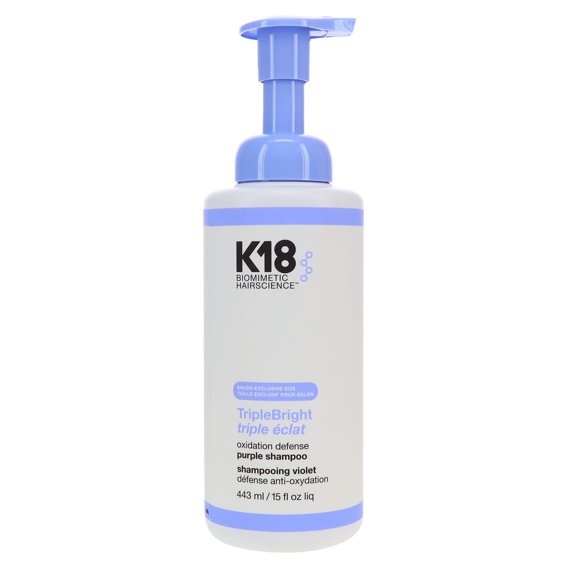 K18 TripleBright Oxidation Defense Purple Shampoo 15 oz
