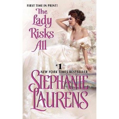 The Lady Risks All - Large Print by  Stephanie Laurens (Paperback)