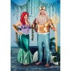 HalloweenCostumes.com Men's Plus Size King Triton Halloween Costume | Adult Poseidon Merman Suit | Little Mermaid Costumes - 3 of 4