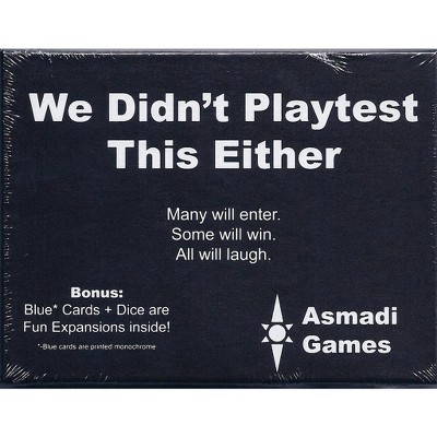 DUPLICATE Asmadi Games We Didn't Playtest This Either Card Game
