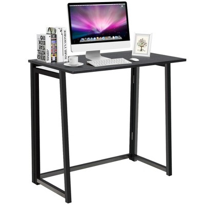 Costway Foldable Computer Desk Home Office Laptop Table Writing Desk Study Table Natural/White/Brown/Black