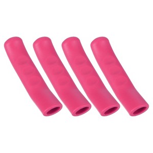 Unique Bargains Anti-Slip Lightweight Mountain Road Bike Brake Lever Silicone Sleeves 3.07" x 0.67" 4 Pcs - 1 of 3