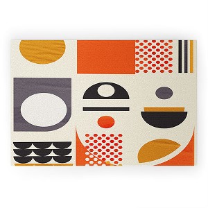 Showmemars Midcentury No1 Looped Vinyl Welcome Mat - Society6 - 1 of 4