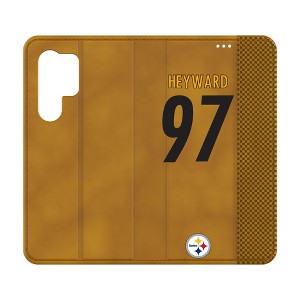NFL Pittsburgh Steelers Players Game Tactic Folio Cell Phone Case for Samsung Galaxy - 1 of 4