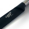 Gibson Home Opus 5 Inch Stainless Steel Serrated Utility Knife With Black Blade - 3 of 4