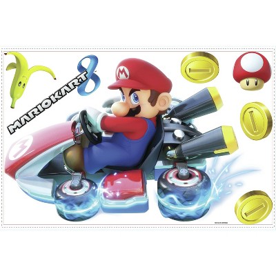 Nintendo Mario Kart 8 Peel and Stick Giant Wall Decal - RoomMates