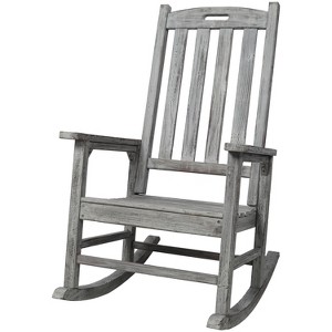 KTMBDW Oversized Rocking Chair, Outdoor Rocking Chair for Adults, All Weather Resistant Porch Rocker for Lawn Garden - 1 of 4
