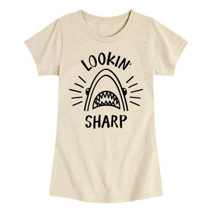Girls' - Instant Message - Lookin Sharp -Youth Girls Short Sleeve T-Shirt Fitted Short Sleeve Graphic T-Shirt - 1 of 4