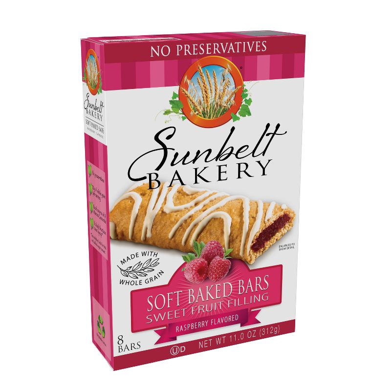 Sunbelt Raspberry Soft Baked Bars - 11oz, 1 of 5