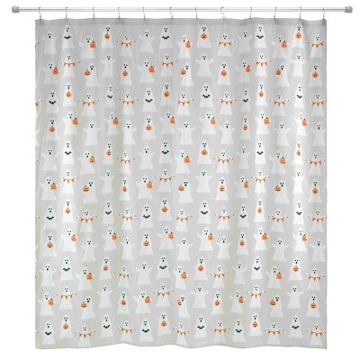 Avanti Linens Ghost Boo Halloween Shower Curtain