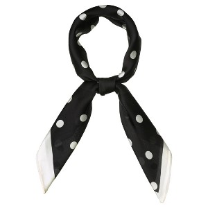 INSPIRE CHIC Women's Polka Dot Square Neckerchief Headband 27.56*27.56 inches(L*W) - 1 of 4