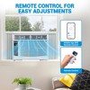 6,000 BTU Window Air Conditioner,Energy-Efficient Window AC Units Cools Up to 250 Sq. Ultra Quiet, Remote Control,for Office, Bedroom, Kitchen - 3 of 4
