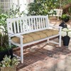 Aoodor Outdoor Polyester Tufted Bench Cushion, Water-resistant & Fade-Resistant, Cushion for Window, Love Seat, Rattan Bench, Piano Bench - 2 of 4