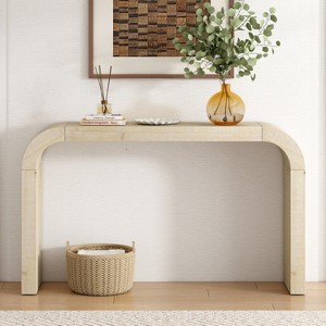 Christopher Knight Home Candy Modern 52" Wood Rectangle Console Table - 1 of 4