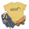 Simply Sage Market But First, Tacos Outline Garment Dyed Tee - 3 of 4