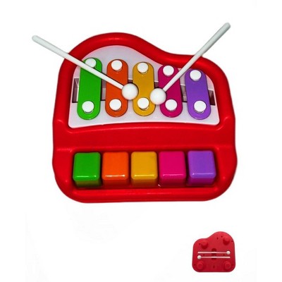 Insten 2-in-1 Toy Xylophone & Piano With Music Songbook Sheet, Musical  Instruments For Kids, Baby & Toddlers : Target