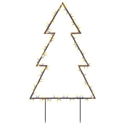 vidaXL Christmas Light Decoration with Spikes Star 115 LEDs 33.5"