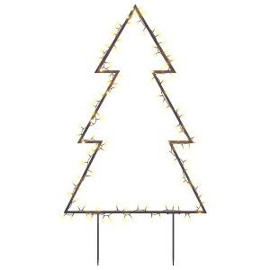 vidaXL Christmas Light Decoration with Spikes Star 115 LEDs 33.5" - 1 of 4