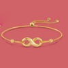 Ross-Simons 14kt Yellow Gold Infinity Symbol Bolo Bracelet Size - 4 of 4