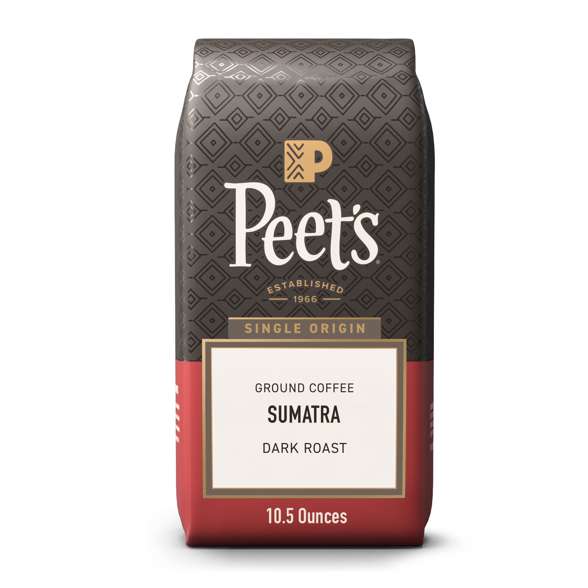 Peet's Sumatra Single Origin Dark Roast Ground Coffee 10.5oz