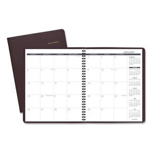 Monthly Planner, 11 x 9, Winestone Cover, 15-Month: Jan 2026 to Mar 2027 - 1 of 4