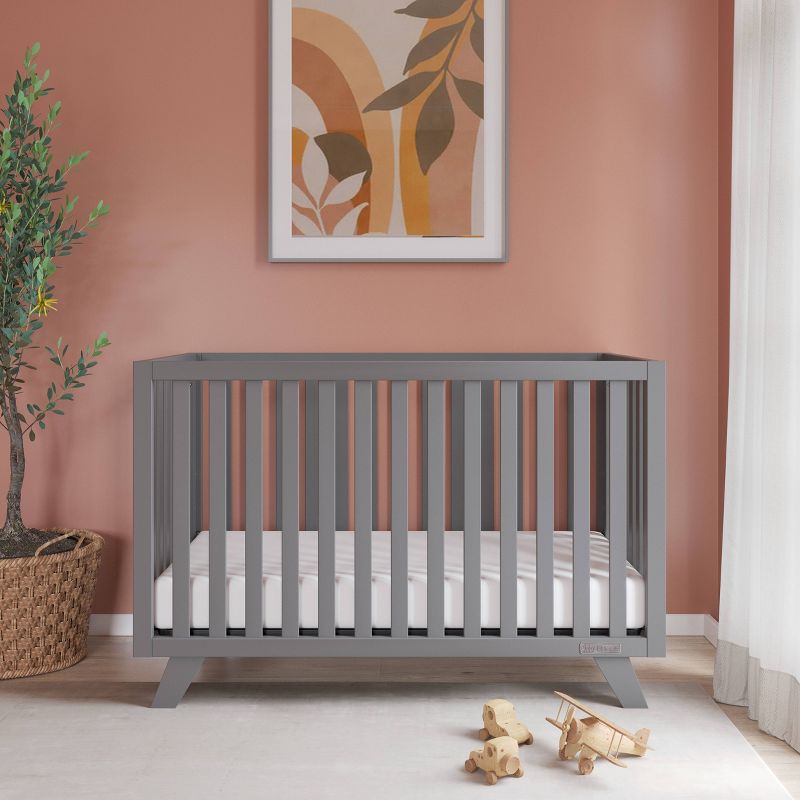 Child Craft SOHO 4-in-1 Convertible Crib - Cool Gray, 3 of 10