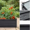 VisioGear Raised Garden Bed Kit, Rectangular Deep Root Planters for Outdoor Plants Vegetables Flowers Herb, Black, 4732"*35.5"*13.4" - 4 of 4