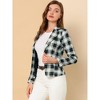 INSPIRE CHIC Women's Notched Lapel Open Front Business Casual Blazer - 4 of 4