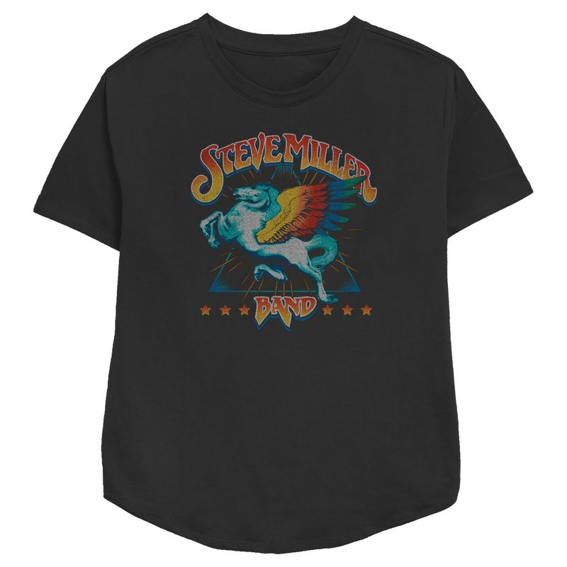 Women's Steve Miller Band Retro Logo T-Shirt, 1 of 4