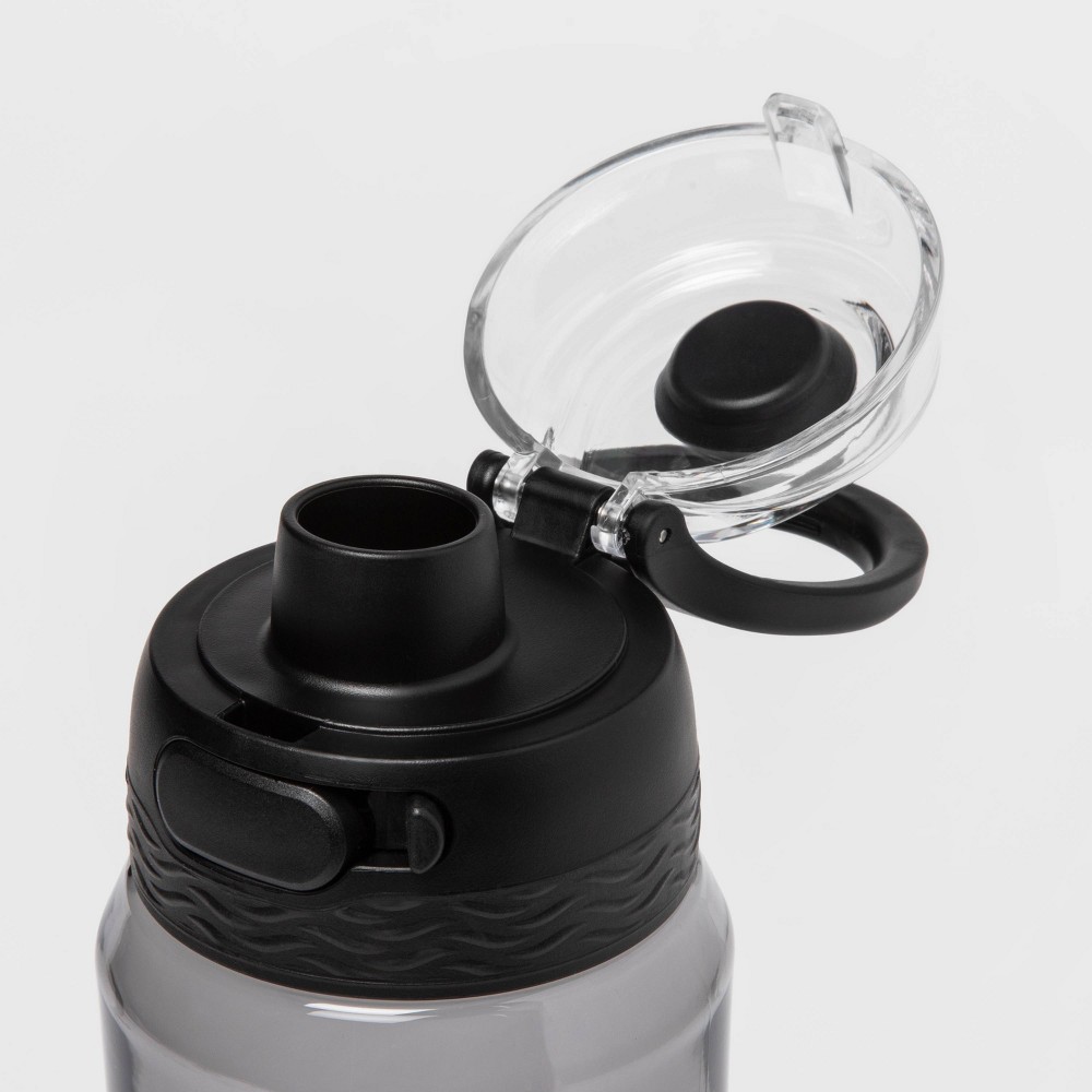 Photos - Glass 32oz Tritan Beverage Bottle Black Tie - All In Motion™