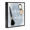 Stupell Industries Watercolor Wake Up & Make Up, 24" x 24" - 3 of 4