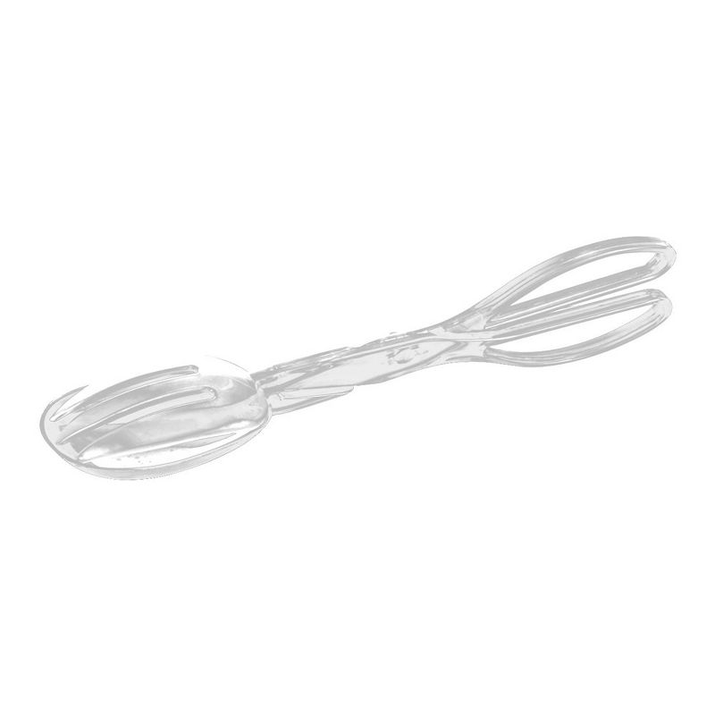 Smarty Had A Party Clear Disposable Plastic Serving Salad Scissor Tongs (50 Tongs), 2 of 3