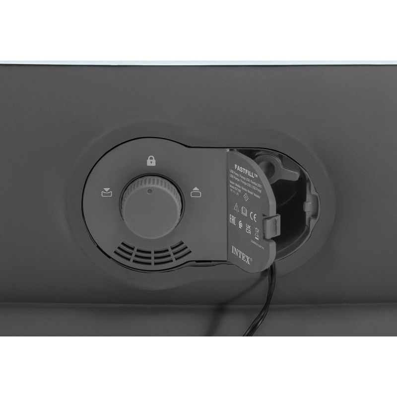 Intex Mid Rise 12&#34; Air Mattress with Internal USB Pump - Twin Size, 4 of 6