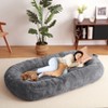 Giant Dog Bed, Human Size Dog Bed for People Doze Off, Napping, Human Dog Sofa Bed, Foldable Lazy Sofa Couch, Plush Dog Bed With Removable Cover - 4 of 4