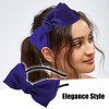 Unique Bargains Women's Fashion Satin Bow Knot Headband 0.31 Inch Wide 1 Pc - 2 of 4